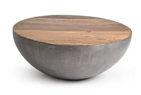 BIZZOTTO stolik kawowy LANCASTER 90       szary