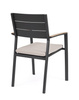 BIZZOTTO krzesło ogrodowe ZELMAR szare