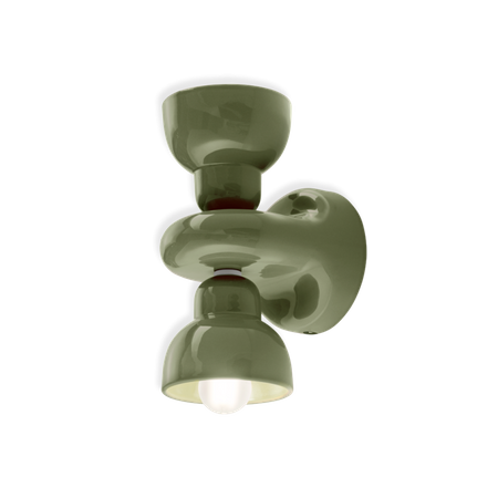 APPLIQUE 2 LUCI / WALL LAMP BERIMBAU Ferroluce C2601-VSA