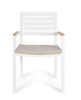 BIZZOTTO krzesło ogrodowe HENNA białe