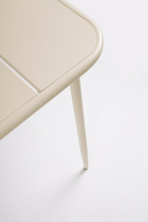 BIZZOTTO stół ogrodowy YARA 140 beżowy