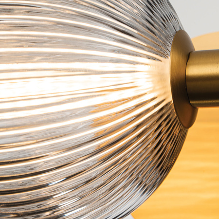 Kinkiet Palmas - 2 źródła światła - Szczotkowane złoto Quintiesse Eurofase QN-PALMAS-2W-BG