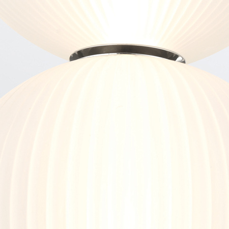 Mała lampa wisząca Palams - 2 źródła światła - Polerowany nikiel Quintiesse Eurofase QN-PALMAS-2MP-PN