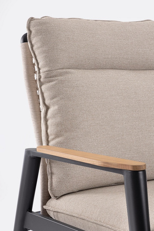 BIZZOTTO fotel ogrodowy MIGUEL beżowy