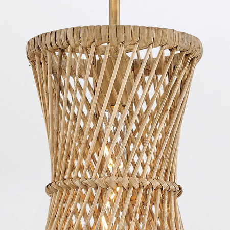 Lampa wisząca Twyla - 1 źródło światła - Oksydowane złoto Quintiesse QN-TWYLA-1P-BNG