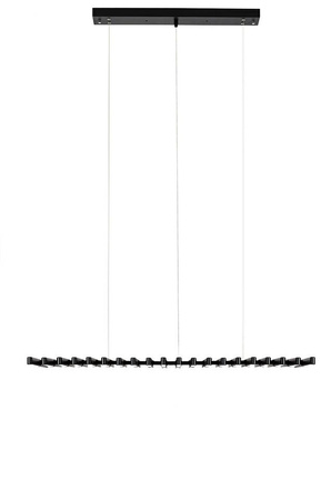 Lampa wisząca PIANO 20 czarna - LED, aluminium