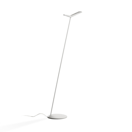 Vibia Skan Lampa Stojąca Lampa do Czytania LED ze Ściemniaczem, szer. 28cm, wys. 123.5cm, GL 30 cm, Biały