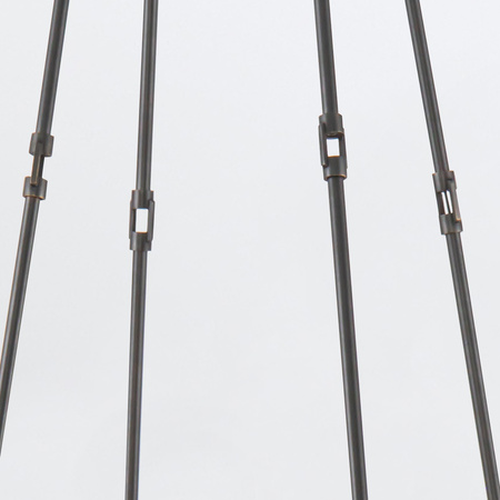 Żyrandol Cairo - 8 źródeł światła - Miejski brąz Quintiesse QN-CAIRO8-UBZ-CR