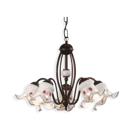 LAMPADARIO / CHANDELIER CHIETI Ferroluce C168-5