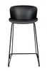Krzesło barowe ALTO 66 czarne