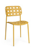 BIZZOTTO krzesło ogrodowe CLOVER żółte