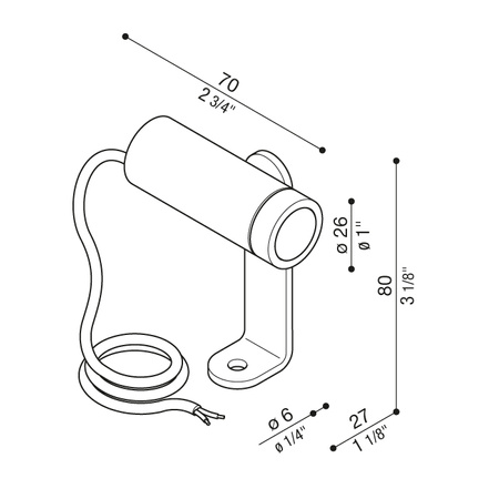Lombardo LT15830EM3 lampa ogrodowa CNC 35 2.0 Swing Superficie