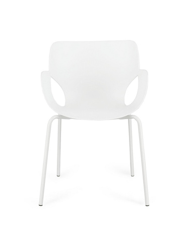 BIZZOTTO krzesło LENNOX ARM białe
