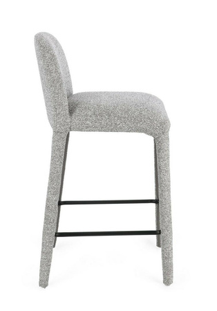 BIZZOTTO krzesło barowe ANTARA szare