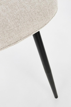 BIZZOTTO krzesło IRELIA czarny / beżowy