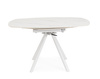 BIZZOTTO stół ogrodowy RAUNI 87-135       biały / rozkładany