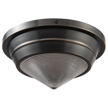 Mały plafon Willard - 1 źródło światła - Miejski brąz Quintiesse QN-WILLARD-F-S-UBZ-PG