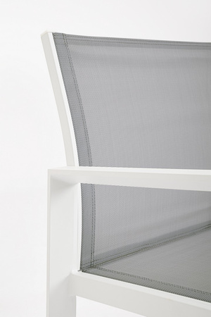 BIZZOTTO zestaw ogrodowy KALLEN biały