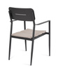 BIZZOTTO krzesło ogrodowe NEBULA czarne