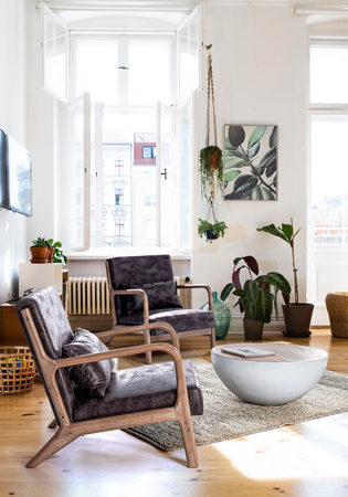 BIZZOTTO stolik kawowy LANCASTER 90       biały