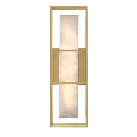 Średni kinkiet Blakley - 1 źródło światła - Szczotkowane złoto Quintiesse Eurofase QN-BLAKLEY-M-BG