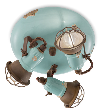Lampa Sufitowa Plafon  LOFT Ferroluce C1679-VIA