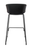 Krzesło barowe ALTO 66 czarne
