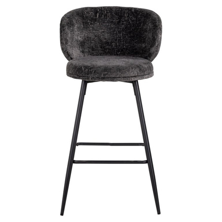 RICHMOND zestaw 2 krzeseł barowych MIMI czarny