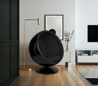 Fotel BALL BLACK czarny