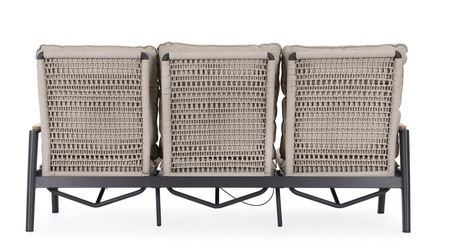 BIZZOTTO sofa 3-osobowa ogrodowa MIGUEL   beżowa