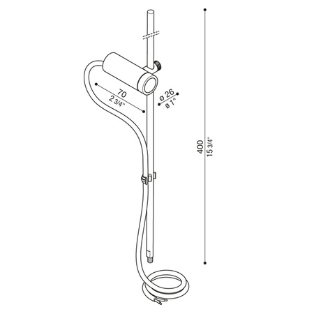 Lombardo LT15832ED3 lampa ogrodowa CNC 35 2.0 Swing Garden 40