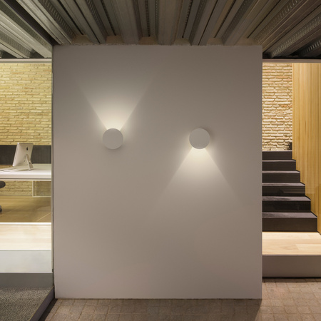 Vibia Dots lampa ścienno-sufitowa LED średnica 17.5 gl. 5.2 cm szary