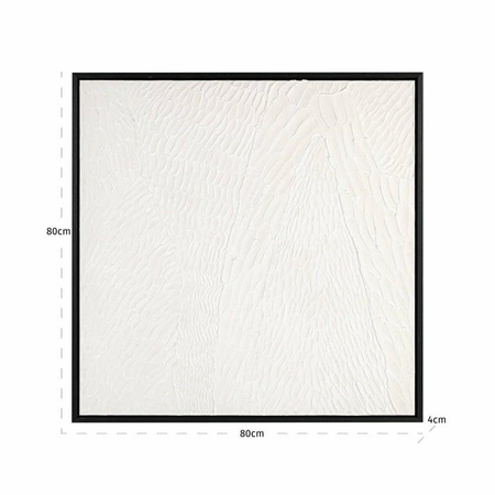 RICHMOND obraz JANELL 80x80 cm biały