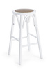 BIZZOTTO krzesło barowe CIRCLE białe