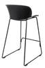 Krzesło barowe ALTO 66 czarne