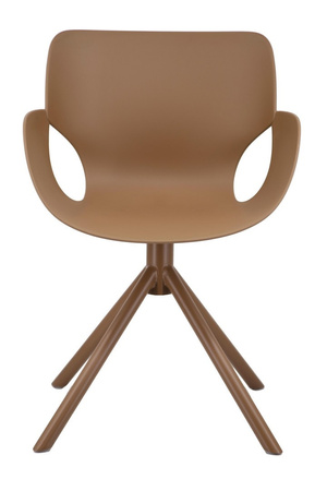 BIZZOTTO krzesło LENNON ARM brązowe