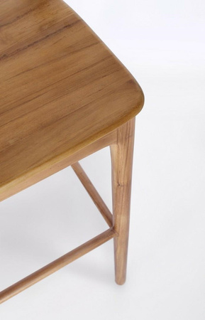 BIZZOTTO krzesło barowe MILEY brązowe