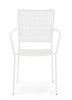 BIZZOTTO krzesło ogrodowe LIZETTE białe