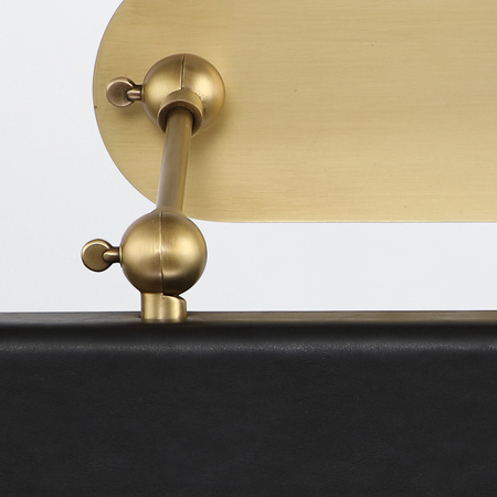 Duża obrazówka LED Valise Picture - Vintage mosiądz, skóra smokingowa Quintiesse QN-VALISE-PL-L-VBS-TL