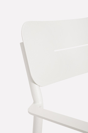 BIZZOTTO krzesło ogrodowe NEBULA białe