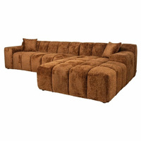 RICHMOND sofa CUBE R pomarańczowa