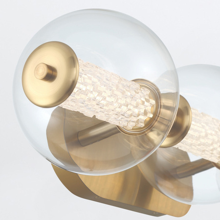 Kinkiet Atomo - 3 źródła światła - Szczotkowane złoto Quintiesse Eurofase QN-ATOMO-3W-BG