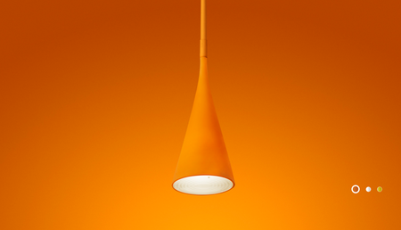 Lampa wisząca Uto - Pomarańczowy FOSCARINI