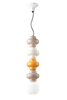 SOSPENSIONE 4 ELEMENTI - PENDANT WITH 4 ELEMENTS COPACABANA Ferroluce C2683-MIX