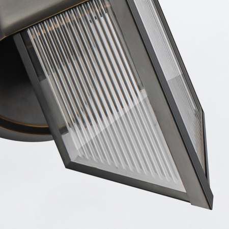 Kinkiet Cairo - 1 źródło światła - Miejski brąz Quintiesse QN-CAIRO-1WB-UBZ-CR