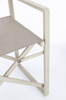 BIZZOTTO krzesło ogrodowe / reżyserskie   KONNOR beżowe