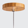 Lampa wisząca Angular Brązowy, Drewno Quintiesse Accord QN-ANGULAR-P-S-TEAK
