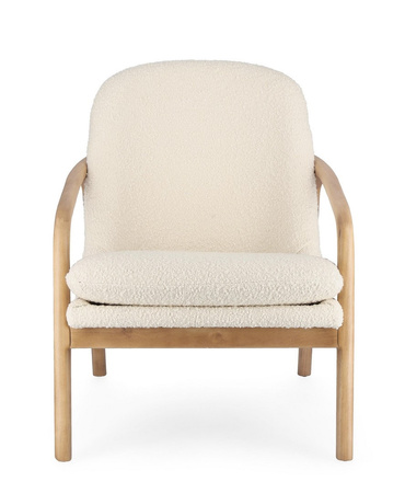 BIZZOTTO fotel ELAIDE biały