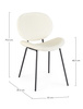 BIZZOTTO krzesło MADDIE białe