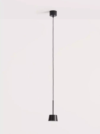 Aromas Lampa wisząca Nera 1 klosz śr. 10 cm czarna